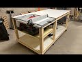 Table saw workbench part one