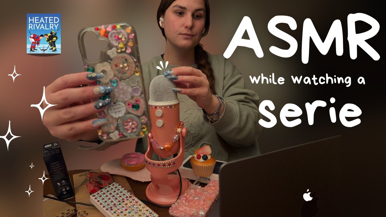 I do ASMR while watching my Serie 🏒 Background ASMR 💤