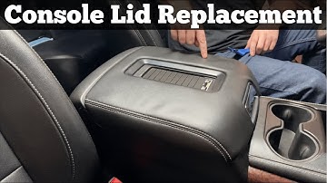 2015 - 2020 GMC Yukon Center Console Lid Replacement - How To Remove & Replace Console Arm Rest
