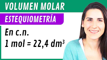 ¿Qué volumen ocupa un mol?