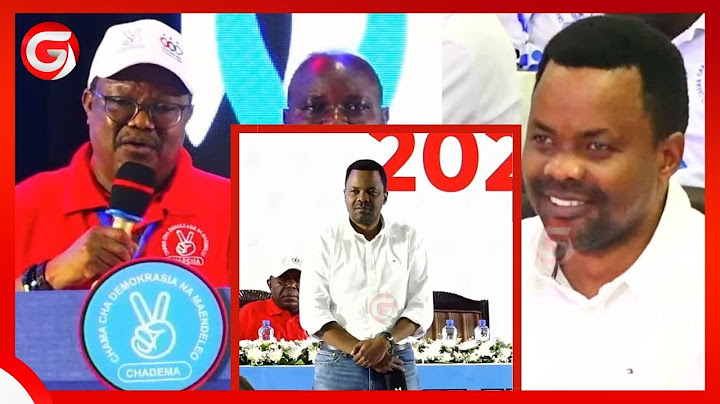 LISSU ALIVYOMTANIA LEMA AKABAKI KUCHEKA - ''NJOO HAPA - MCANADA - ALISIMAMIA KURA ZANGU''...