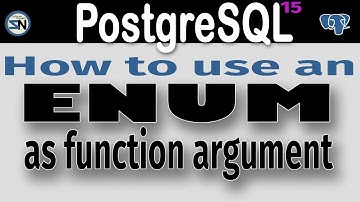 PostgreSql Enum: A Beginner