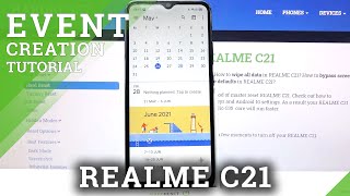 Add Reminder – REALME C21and Creating Event to Calendar screenshot 5