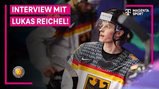 Lukas Reichel im Interview vor dem Spiel gegen Schweden | IIHF Eishockey-WM 2024 | MAGENTA SPORT