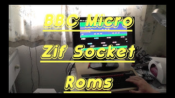 BBC micro ZIF socket roms
