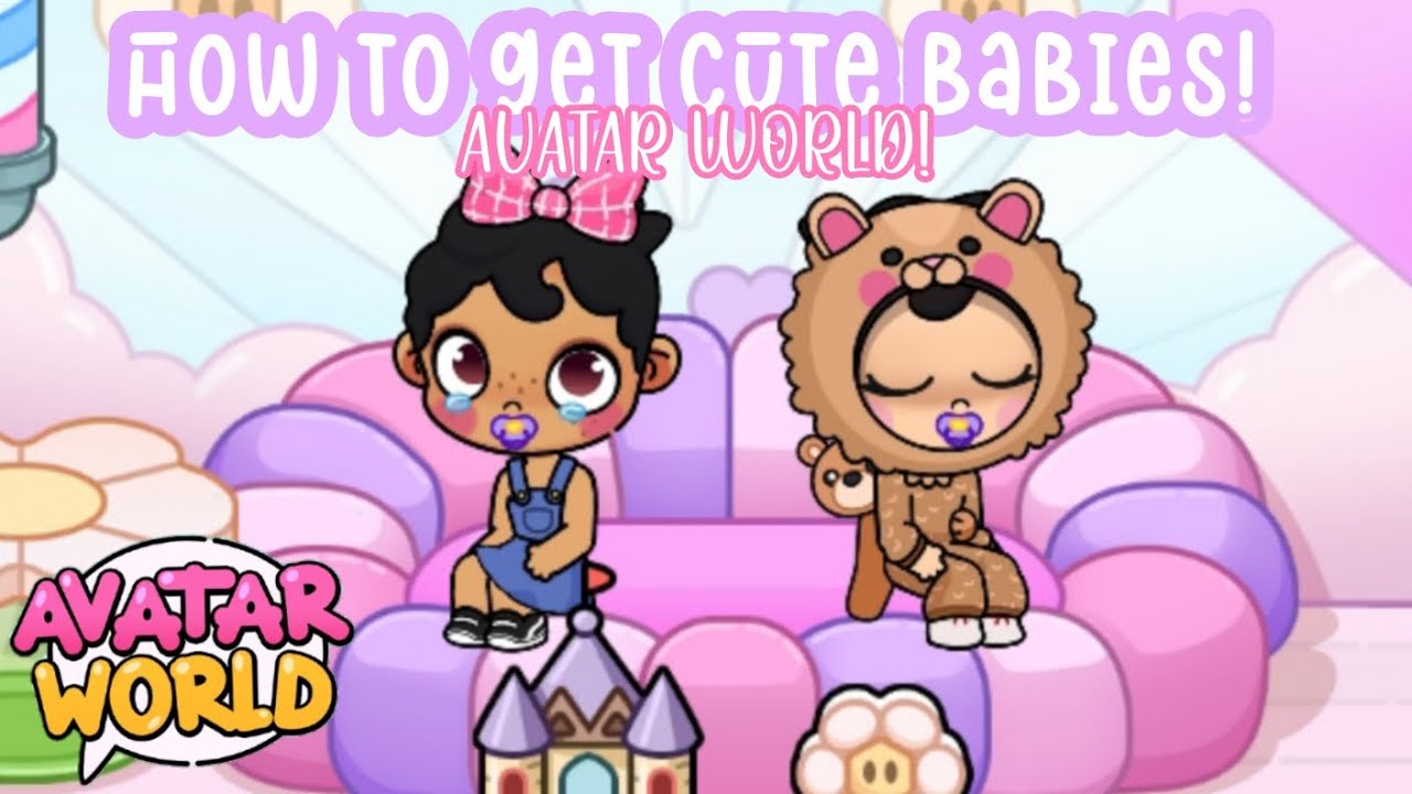 HOW TO GET BABIES AND BABY CLOTHES IN AVATAR WORLD Toca life 😳 