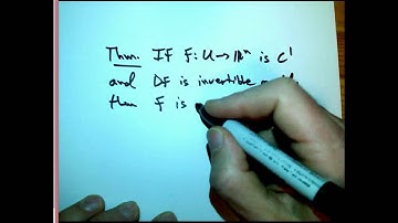 Inverse Function Theorem (Part 4)