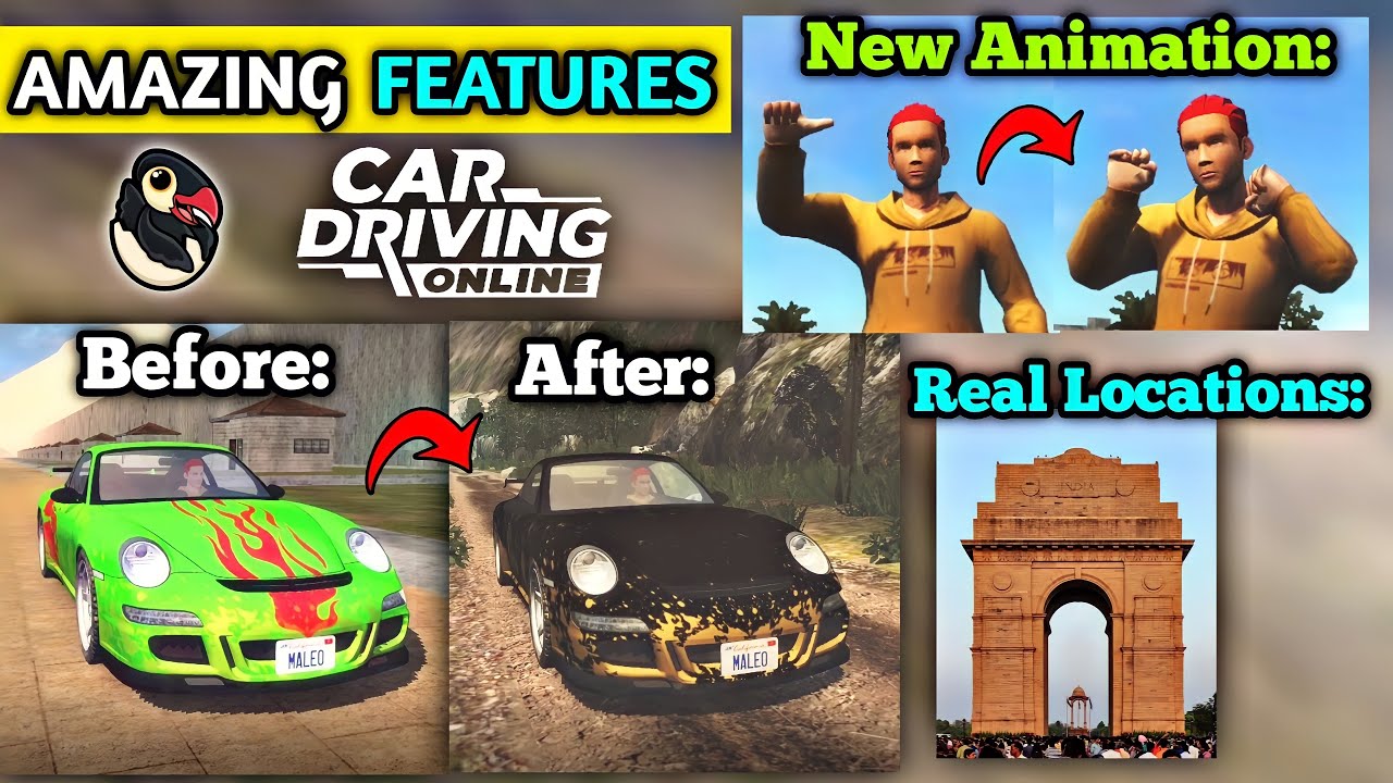 🚚Attention To Amazing Details! - Part - 1 In Car Driving Online By Maleo🏕