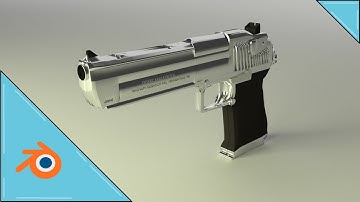 Blender 3D Making Desert eagle .50AE |part 1|