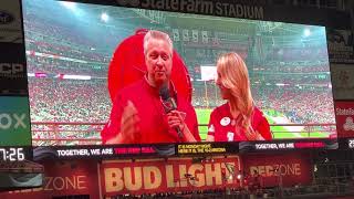 Ron Wolfley fires up the AZ Cardinals fans
