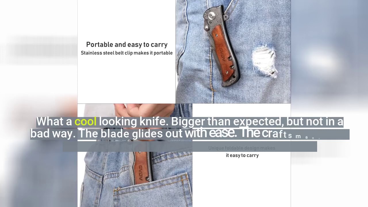 Watch the Outdoor Products REVIEW! GVDV Pocket Folding Knife with