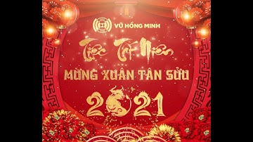 BACKGROUND SÂN KHẤU TIỆC TẤT NIÊN VŨ HỒNG MINH