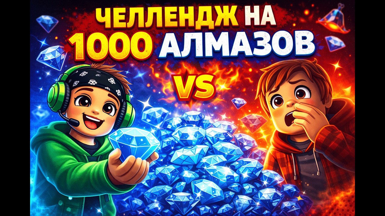 ЧЕЛЛЕНДЖ НА 1000 АЛМАЗОВ В ROBLOX!