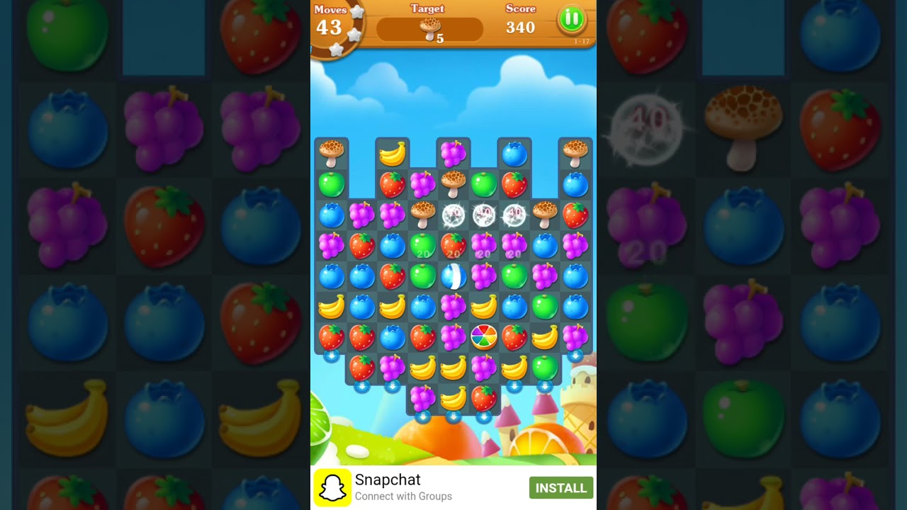 fruits bomb level 17