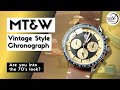 MT&W Vintage Style Chronograph Microbrand Watch Review + Giveaway #HWR