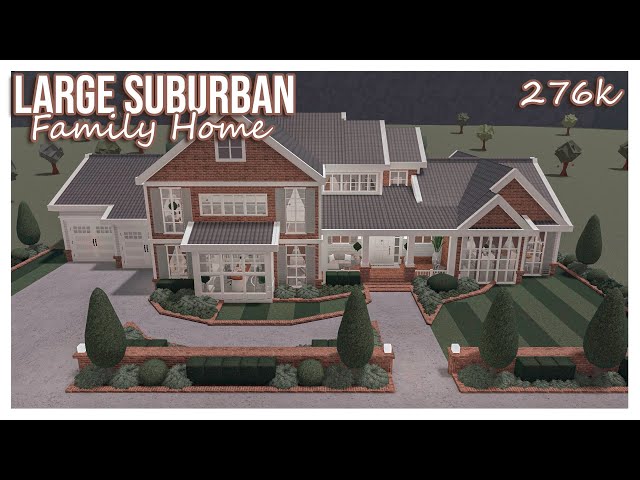 Large Suburban Home - Showcase - 100% Finished - Roblox