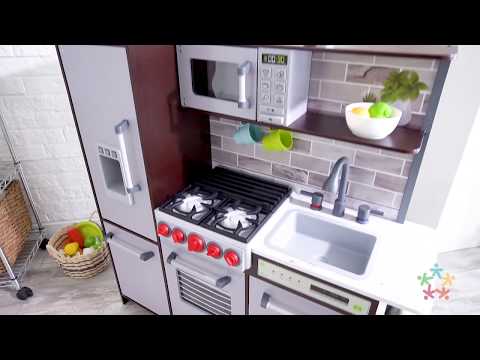 Cocina infantil Element en madera con luces y sonidos reales