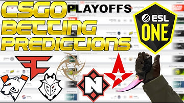 CS:GO Betting Predictions- ESL Road to Rio- FaZe vs. NiP, Astralis vs. G2, Virtus.pro vs. Nemiga!
