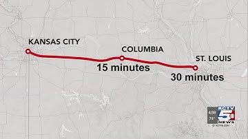 It takes 6 hours to cross Missouri by train, but proposed Hyperloop could make trip in 30 minutes