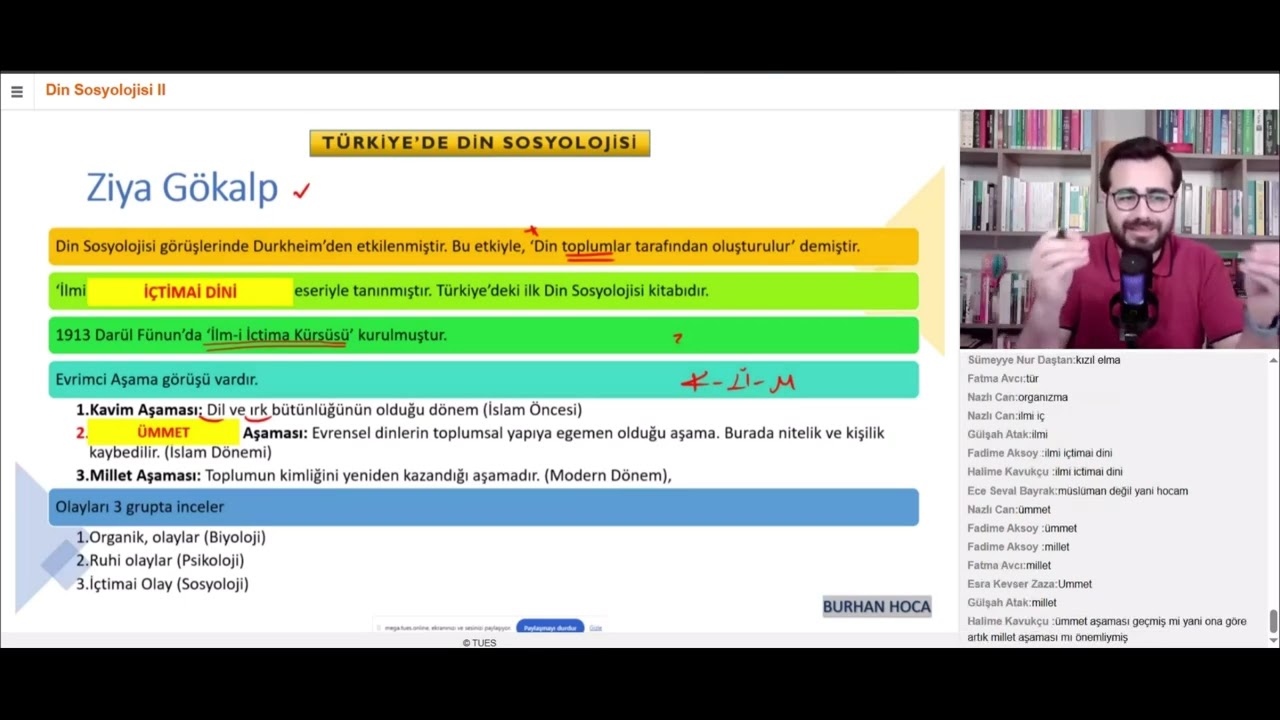 DERS KESİTLERİ  - Din Sosyolojisi - #ags #dkab #dhbt #mbsts #öabt