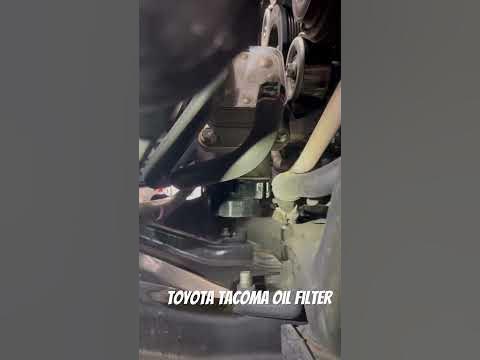 Toyota Tacoma oil filter location - YouTube