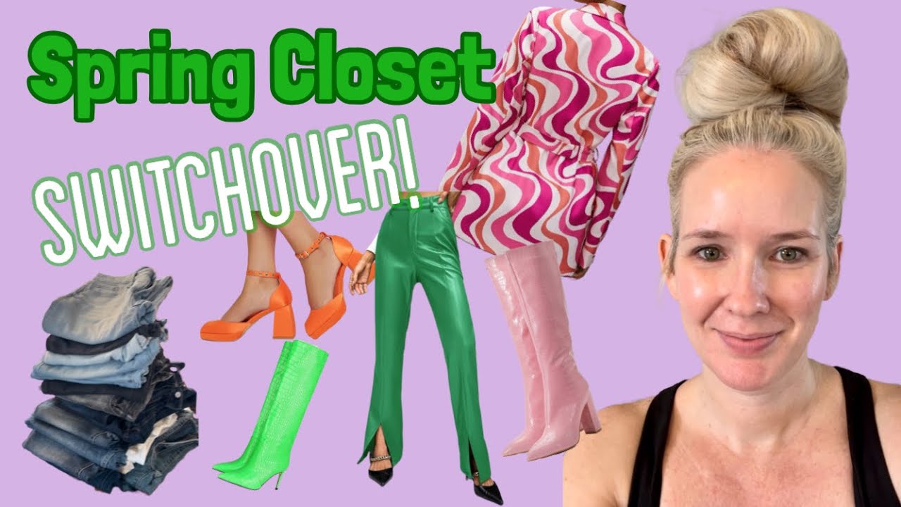 Closet Refresh & Spring Clothing Switchover! 🌷