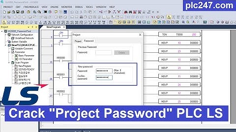 LS XG5000 "Project Password" Reader