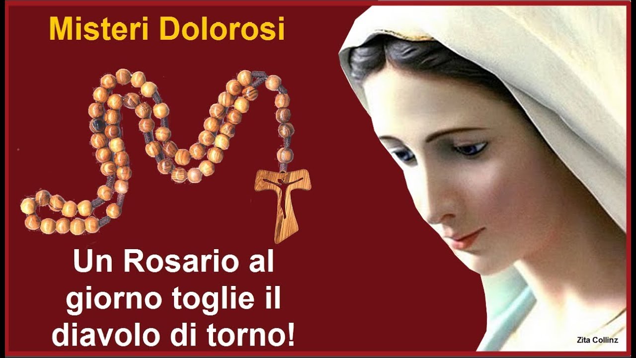 SANTO ROSARIO - MISTERI DEL DOLORE - VENERDÌ 22 MAGGIO 2020 - YouTube