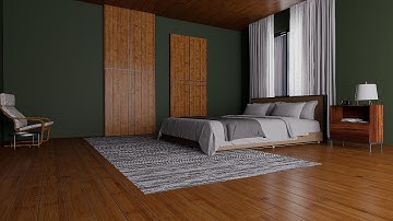 How to make this realistic bedroom interior design in D5 render 2.11| Easy tutorial.