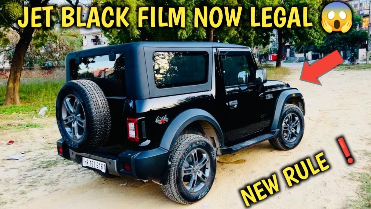 Finally ️JET BLACK WINDOW अब INDIA में LEGAL 🇮🇳 Police का NO Challan 💪