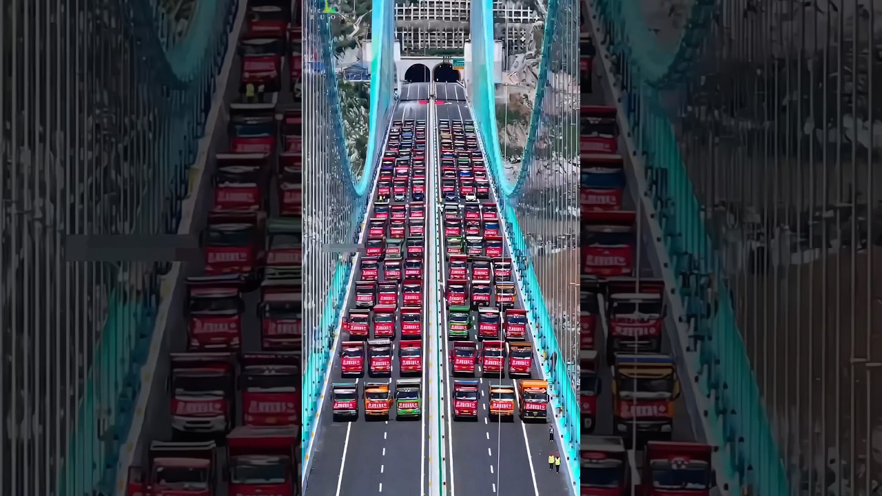 HUAJIANG GORGE BRIDGE Dynamic Load Testing - World Tallest Bridge 