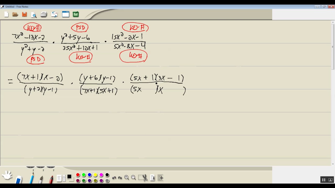 Intermediate Algebra - Chapter 6 Post Test - YouTube