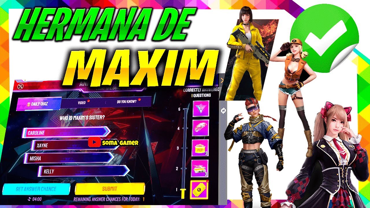 Quien Es La Hermana De Maxim De Free Fire