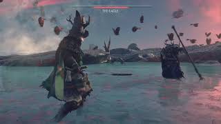 Ghost of Tsushima Iki island The Eagle Boss Fight No Damage Lethal Difficulty