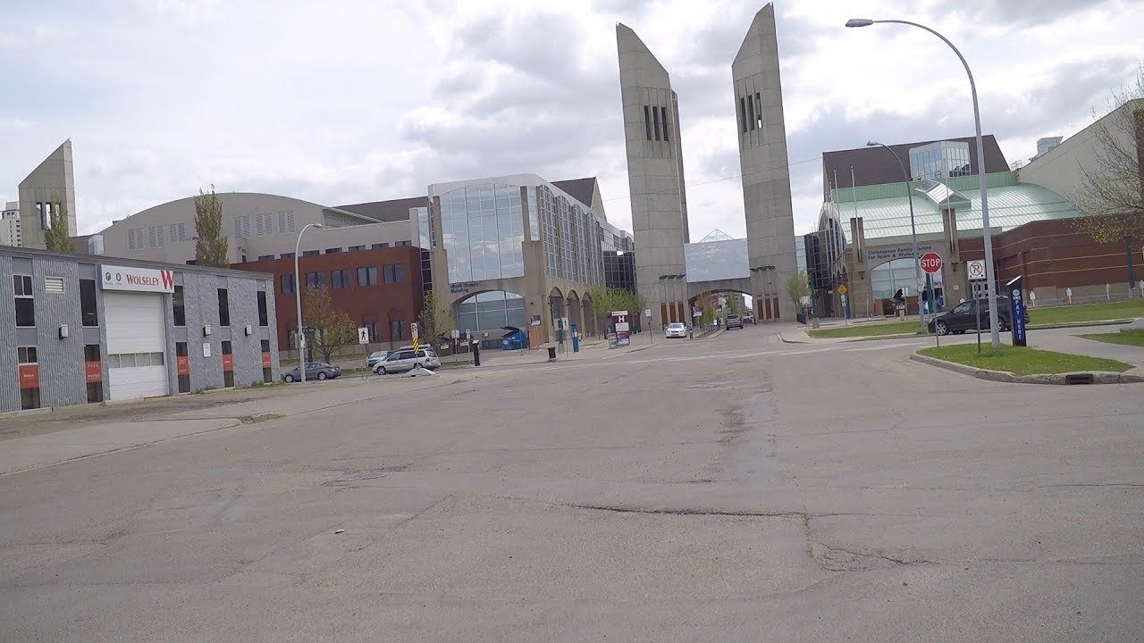 Life in Edmonton Alberta Canada. Driving City Tour from Highway. YouTube