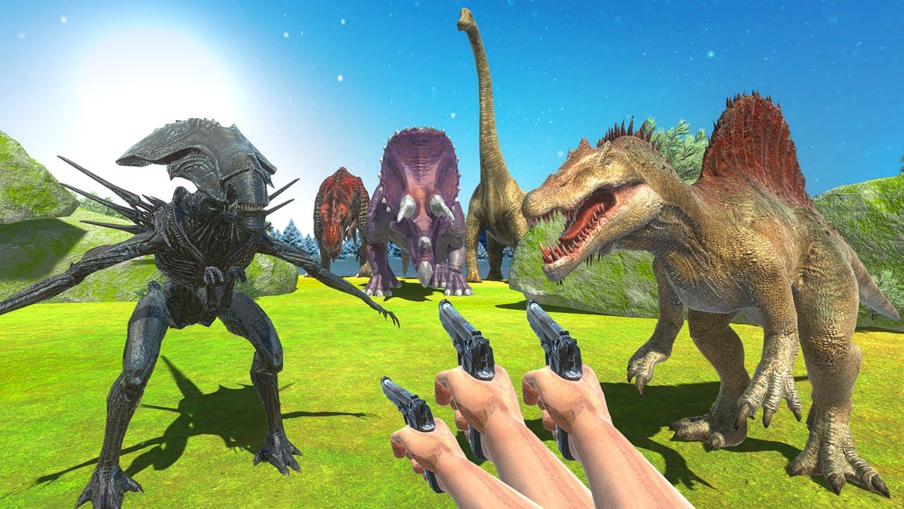 FPS AVATAR CAMPING PARKOUR with ALL WEAPONS - Animal Revolt Battle Simulator ARBS