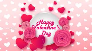 Beautiful Valentines Day Wishing video with Nice Romantic Music screenshot 1