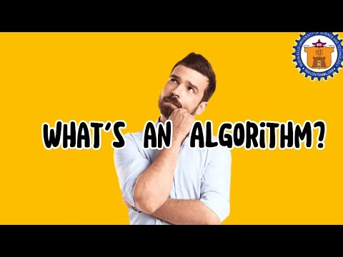 CC-103 (DSA) What's an Algorithm