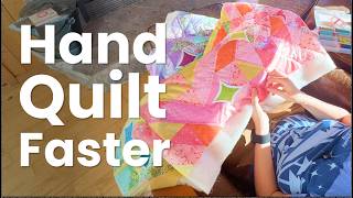 Quilt with Me: Hand Quilting a Tula Pink Stardrift Quilt