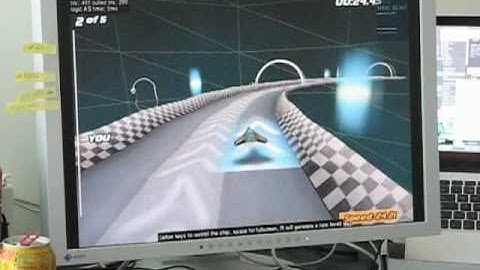 3d flash racing game prototype
