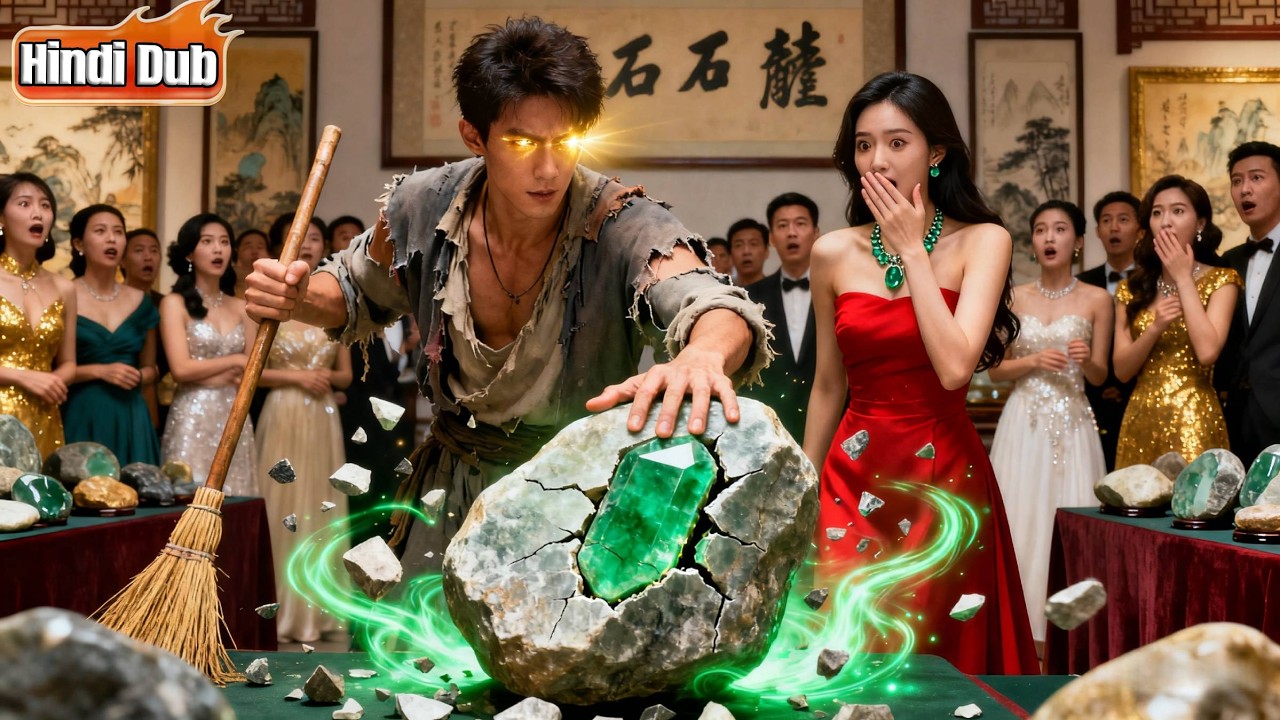 झाड़ू लगाने वाले के पास 'दिव्य-दृष्टि'!पत्थर में देखा कीमतीरत्न!सुंदरCEOमदद के लिए चरणों में गिर गई!