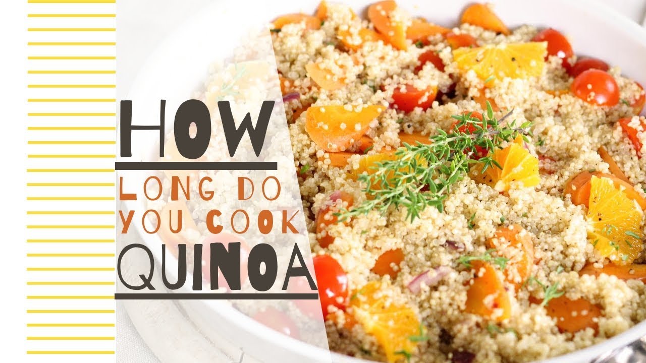 How long do you cook quinoa? YouTube