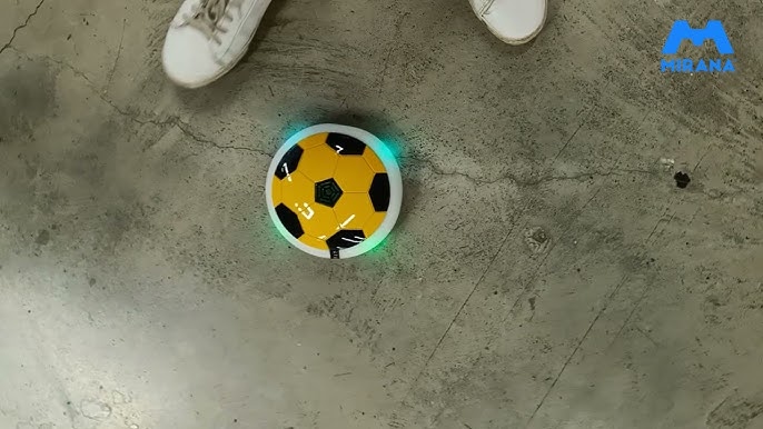 Air Power Soccer Disc LED Lights Kids Gliding Football - YouTube