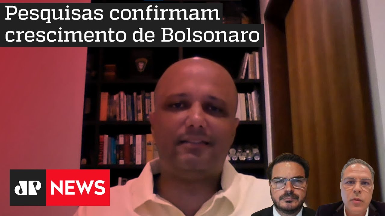 Bolsonaro segue em segundo nas sondagens, mas corta vantagem de Lula