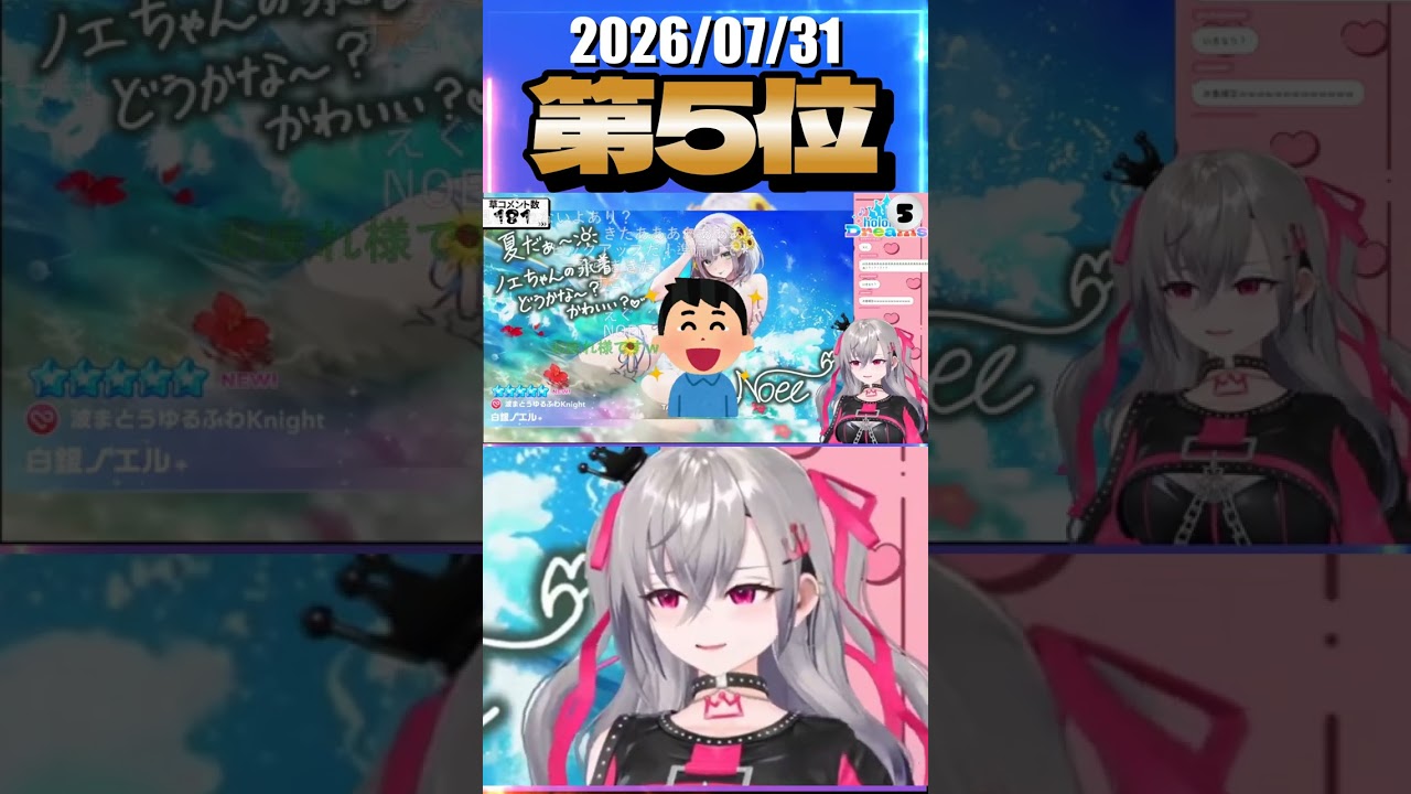 7/31 草コメント数ランキング第5位 #響咲リオナ 0時間27分ごろ