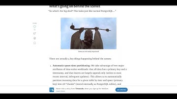 Building a scalable time-series database on PostgreSQL