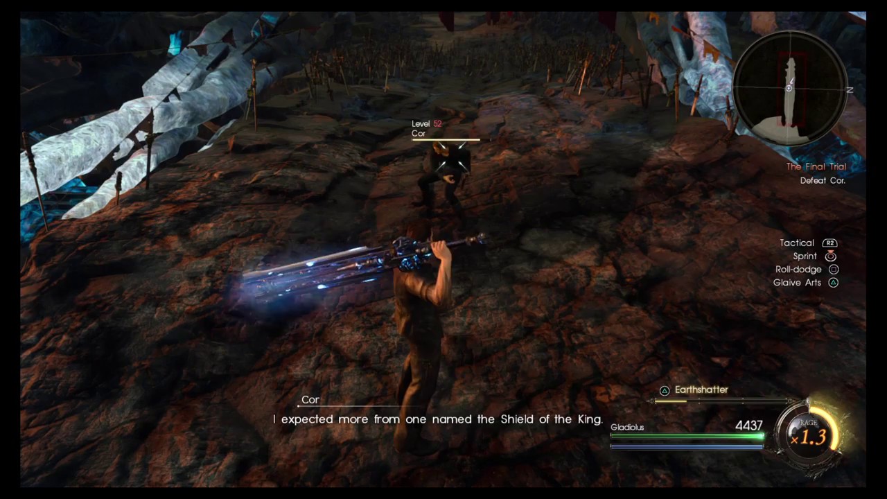 Final Fantasy XV Episode Gladiolus Cor Extra Boss Battle