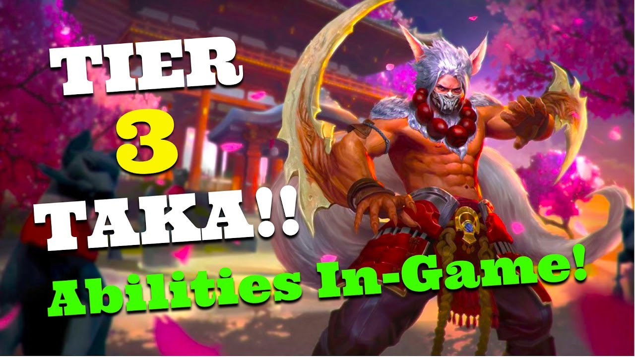 Vainglory | NEW SHIRO KAGE TAKA TIER 3 SKIN!!! Splash Art AND In-Game Model ALL SHOWN!