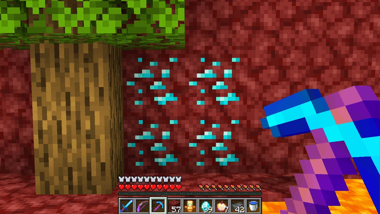 I Switched The Nether with Overworld in Minecraft...
