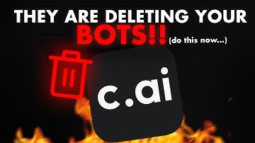 Why Are All The C.AI Bots Disappearing Suddenly?